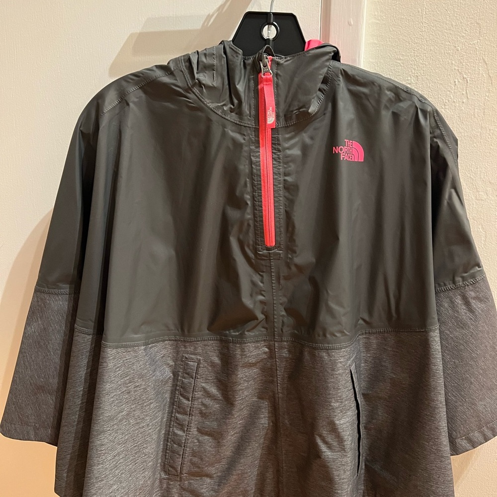 The North Face rain poncho